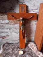Antiek brocant kruisbeeld crucifix nr 3, Ophalen of Verzenden