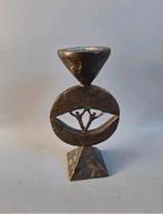 Mooie bronzen kandelaar kunstenares Corry Ammerlaan., Corry Ammerlaan, Gevondenengemaakt@gmail.com, Ophalen of Verzenden, Zo goed als nieuw