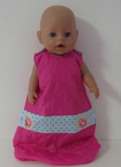 poppenkleertjes babypop born 43cm (gewatteerde slaapzak), Kinderen en Baby's, Speelgoed | Poppen, Nieuw, Babypop, Ophalen of Verzenden