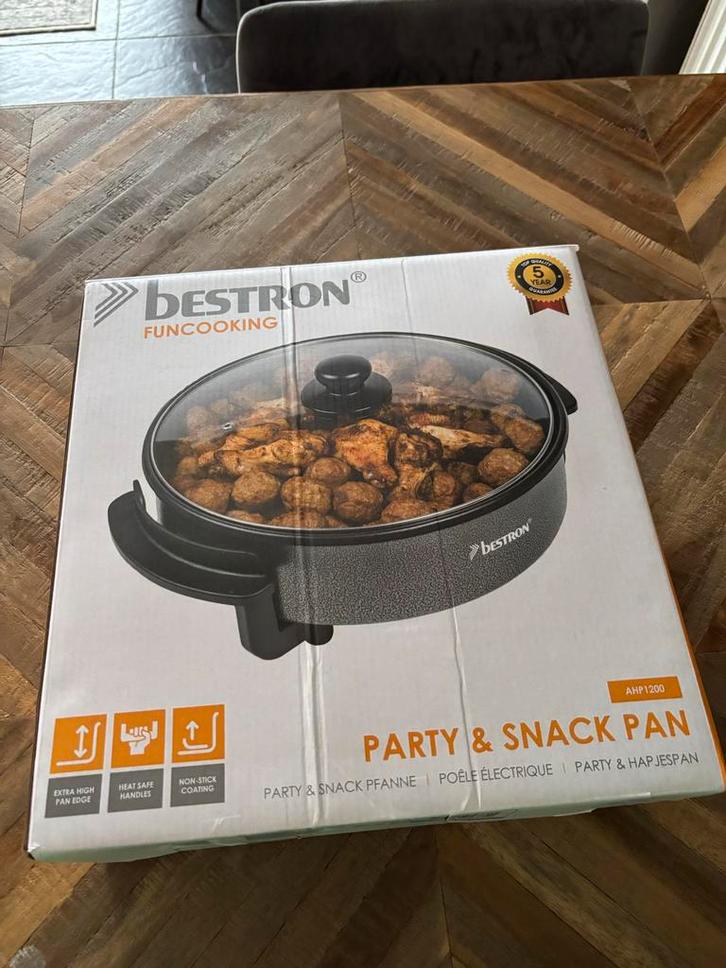 Nieuwe Bestron Hapjespan - Nooit Gebruikt!, Huis en Inrichting, Keuken | Potten en Pannen, Nieuw, Ophalen of Verzenden