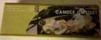 Candle gift set glazen schaal schelpen waxinelichtjes kaars, Ophalen of Verzenden, Nieuw, Kandelaar