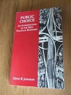 Johnson, D.B. Public choice, Ophalen of Verzenden, Zo goed als nieuw, Management