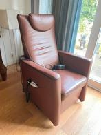 Fitform leren sta-op stoel, 3 motorig, Huis en Inrichting, Fauteuils, Ophalen, Gebruikt, Leer