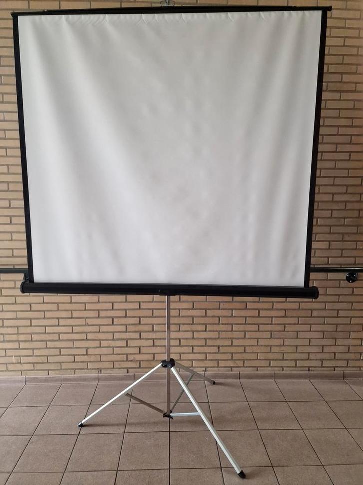 Da-Lite projectiescherm met statief!, Audio, Tv en Foto, Projectieschermen, Zo goed als nieuw, Ophalen of Verzenden