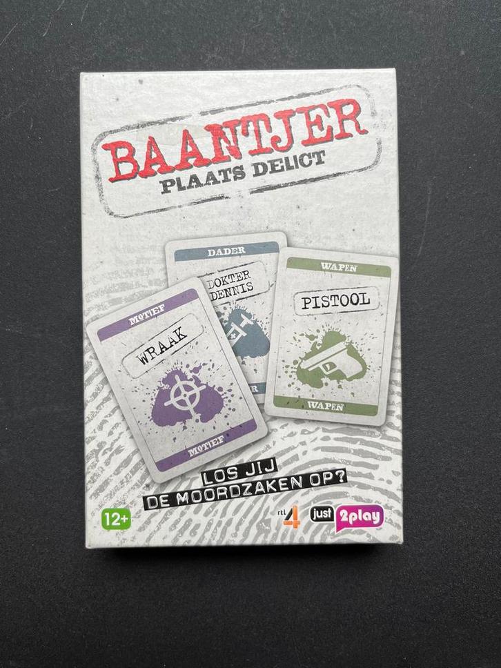 Baantjer - Plaats Delict Bordspel, Hobby en Vrije tijd, Gezelschapsspellen | Bordspellen, Zo goed als nieuw, Ophalen of Verzenden