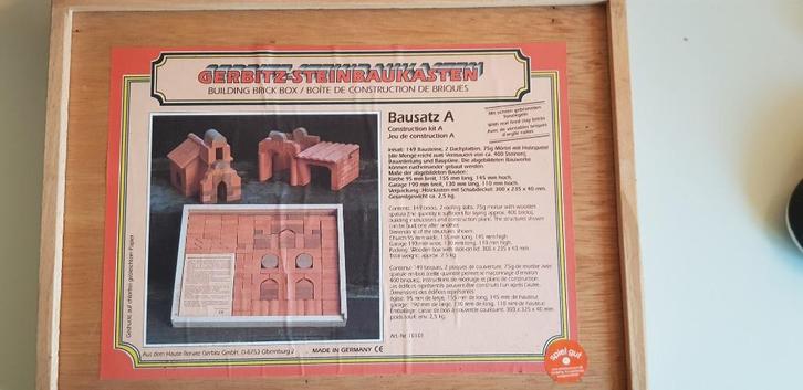 Gerbitz Steinbaukasten Set 1  Bausatz A, Hobby en Vrije tijd, Modelbouw | Overige, Nieuw, Groter dan 1:32, Ophalen