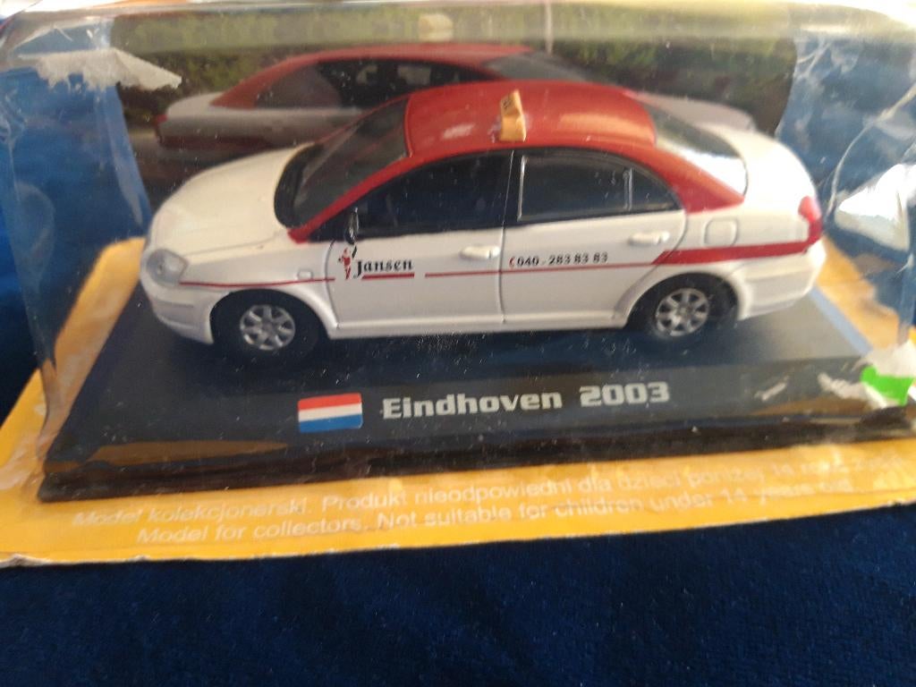 Toyota Avensis 2003 Taxi Eindhoven 1:43, Ophalen of Verzenden, Nieuw, Auto, Overige merken