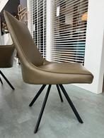 (2) Nieuw Brees new World Penache eetkamerstoel groen leer, Huis en Inrichting, Stoelen, Brees new world, Twee, Overige kleuren