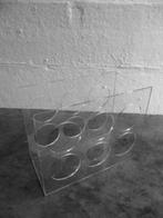 Plexiglas krantenbak of lectuurbak, vintage design, Ophalen of Verzenden, Zo goed als nieuw, Kunststof, 5 tot 15 flessen