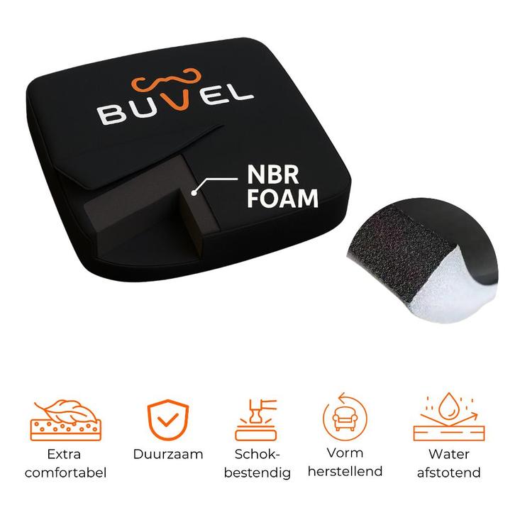 Buvel vierkante zitkussentjes – nieuw maar afgekeurd, Huis en Inrichting, Woonaccessoires | Kussens, Nieuw, Zwart, Vierkant, Ophalen of Verzenden