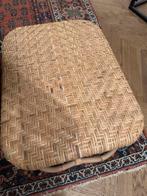 Rieten Bedtafel / Bijzettafel, Ophalen of Verzenden, Gebruikt, Bruin, Riet of Rotan
