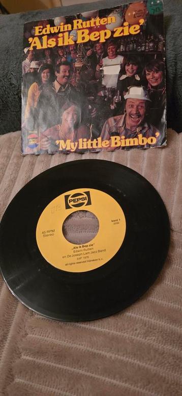  Single Edwin Rutten - Als Ik Bep Zie / My Little Bimbo beschikbaar voor biedingen