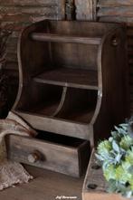 Stoere gruttersbak met keukenrolhouder en lade sober, Www.jufbrocante.nl, Www.jufbrocante.nl, Nieuw, Ophalen of Verzenden
