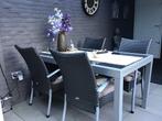 Tuinmeubelen, Ophalen, 4 zitplaatsen, Aluminium, Zo goed als nieuw