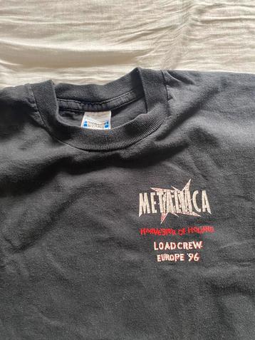 Metallica Load Crew Shirt 1996 XL beschikbaar voor biedingen