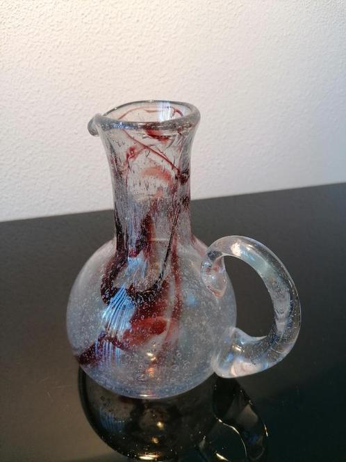 Karaf Glas Heinz Piechotta Hütte Höllental Gesigneerd 1979, Antiek en Kunst, Antiek | Glas en Kristal, Ophalen of Verzenden