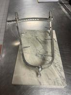 Hamklem marmer / RVS, Ophalen of Verzenden, Zo goed als nieuw