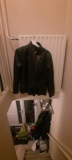 Leren jas in goeie staat, Kleding | Dames, Maat 38/40 (M), Zwart, Ophalen of Verzenden, Jasje