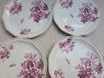 Vier borden mooi gebloemd Cerabel, Ophalen of Verzenden