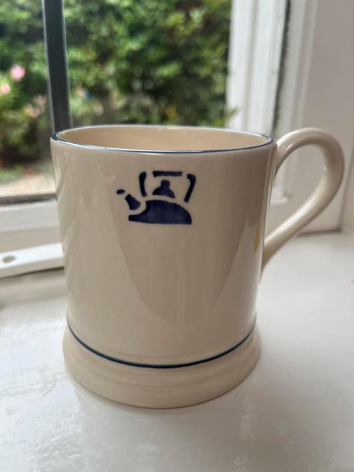 Nieuw! Blue Kettle mug, Emma Bridgewater, Huis en Inrichting, Keuken | Servies, Nieuw, Overige typen, Overige stijlen, Aardewerk