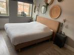 Electrische boxspring 160 x 200 prachtig!!, Huis en Inrichting, Slaapkamer | Bedden, Ophalen, Verstelbaar, Beige, Tweepersoons