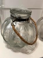 Kaarsenhouder pumpkin xxl ( 2 stuks), Ophalen, Overige materialen, 25 tot 50 cm, Zo goed als nieuw