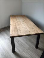 Xooon houten eetkamertafel met metalen poten, Huis en Inrichting, Tafels | Eettafels, Ophalen, 200 cm of meer, 50 tot 100 cm, Zo goed als nieuw