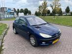 Peugeot 206 1.4-16V Gentry Met nw Keuring, Voorwielaandrijving, 938 kg, Blauw, Origineel Nederlands