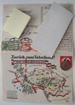 Zurück zum Vaterland Nazi Duitsland postkaart 1935 pre WO2 1, Postzegels en Munten, Brieven en Enveloppen | Buitenland, Ophalen