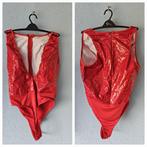 Rode lak body, Kleding | Dames, Verzenden, Rood, Body of Korset
