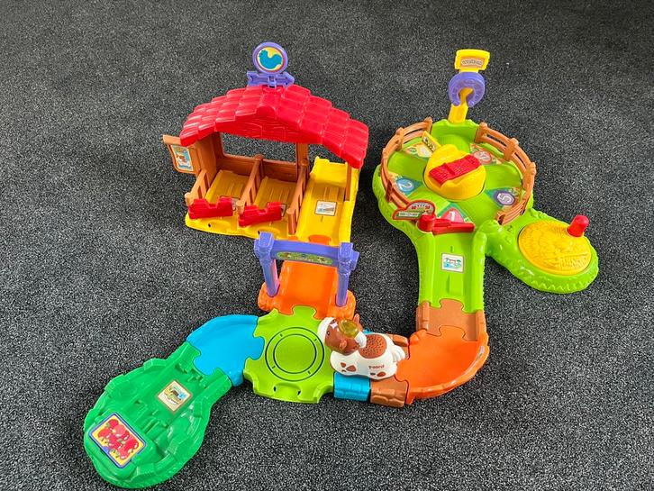 Vtech zoef zoef dieren manege, Kinderen en Baby's, Speelgoed | Vtech, Zo goed als nieuw, 6 maanden tot 2 jaar, Ophalen