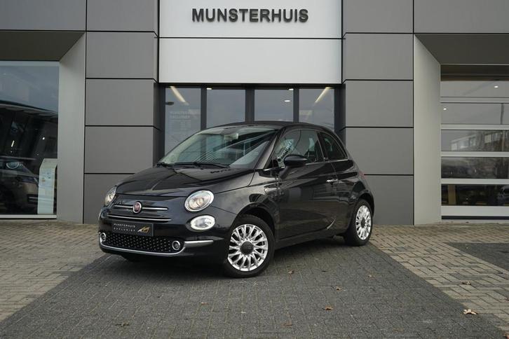 Fiat 500 1.2 Lounge | Cabriolet | Navigatie | (bj 2019), Auto's, Fiat, Bedrijf, Te koop, ABS, Airbags, Airconditioning, Alarm