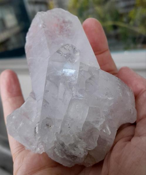 Bergkristalcluster., Verzamelen, Mineralen en Fossielen, Mineraal, Ophalen of Verzenden