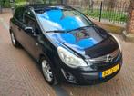 Opel Corsa 1.2 16V LPG 3D 2012 Zwart, Auto's, Opel, Voorwielaandrijving, 83 pk, Metallic lak, Zwart