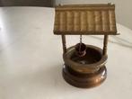 Koperen waterput + emmertje op houten voet uit de jaren ‘60, Ophalen, Gebruikt