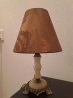 Antieke tafellamp met marmeren voet, Ophalen of Verzenden