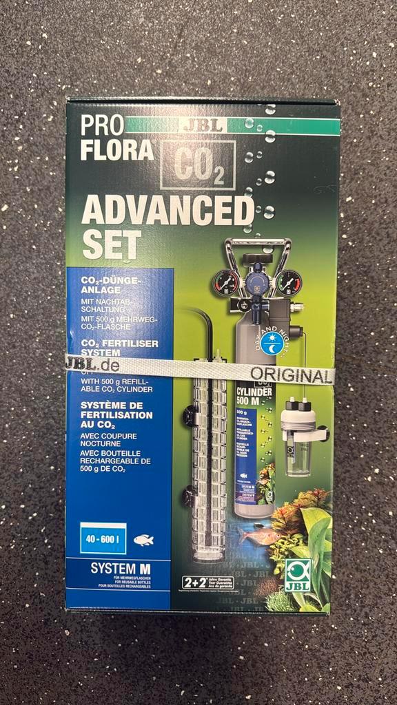 JBL Co2 advanced set M, Dieren en Toebehoren, Vissen | Aquaria en Toebehoren, Nieuw, Filter of Co2, Ophalen of Verzenden
