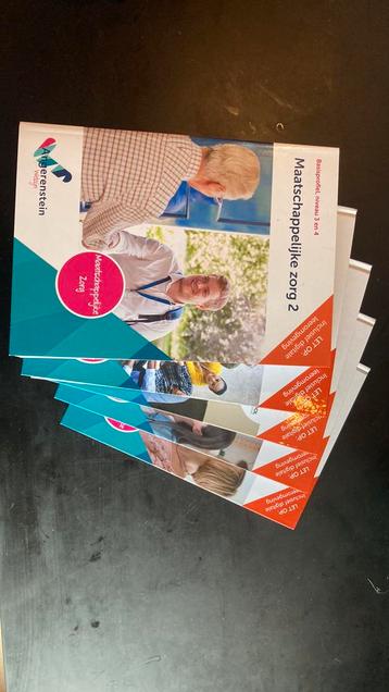 Maatschappelijke zorg combipakket studieboeken niveau 3 en 4 beschikbaar voor biedingen