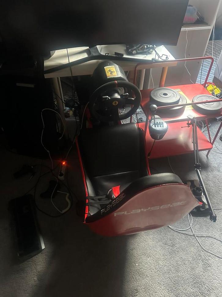 F1 Simrace Setup, Computers en Software, Joysticks, Zo goed als nieuw, Ophalen