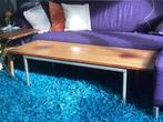 Tafeltje jaren 60, Ophalen, Gebruikt, 100 tot 150 cm, Teakhout