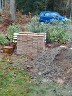 Gebruikte bakstenen - ca. 450 stuks, Tuin en Terras, Tegels en Klinkers, Overige materialen, Gebruikt, Klinkers, Ophalen of Verzenden