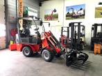 Nieuwe EVERUN ER1000 kniklader met mestklem, bak en vorken., Ophalen of Verzenden, Wiellader of Shovel, Info@kerremans-machines.nl