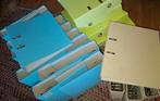39 linnen ordners in goede nog nette staat en in 3 kleuren, Ophalen, Zo goed als nieuw