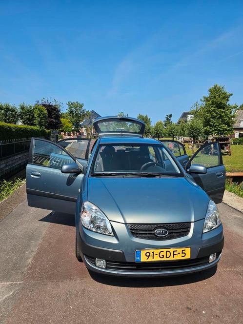 Kia Rio 1.4 HB 2008 Grijs, Auto's, Kia, Particulier, Rio, Benzine, B, Hatchback, Handgeschakeld, Origineel Nederlands, Zilver of Grijs