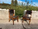 4 Angel Pazmino stoelen voor Meubles de Estilo, Huis en Inrichting, Stoelen, Ophalen, Bruin, Hout, Zo goed als nieuw