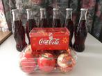 Coca Cola: oude flesjes, kerstballen en tas, Ophalen of Verzenden, Zo goed als nieuw