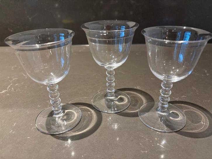 port borel likeur glazen kpc bazel, Antiek en Kunst, Antiek | Glas en Kristal, Ophalen of Verzenden