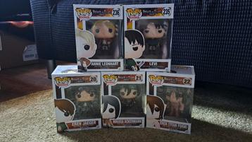 Attack on Titan Pop Funkos beschikbaar voor biedingen