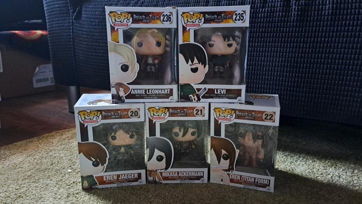Attack on Titan Pop Funkos, Verzamelen, Poppetjes en Figuurtjes, Zo goed als nieuw, Ophalen of Verzenden