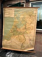Schoolkaart Nederland, Antiek en Kunst, Ophalen, Aardrijkskunde